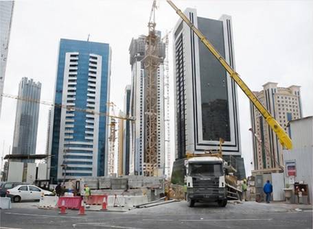 City construction site