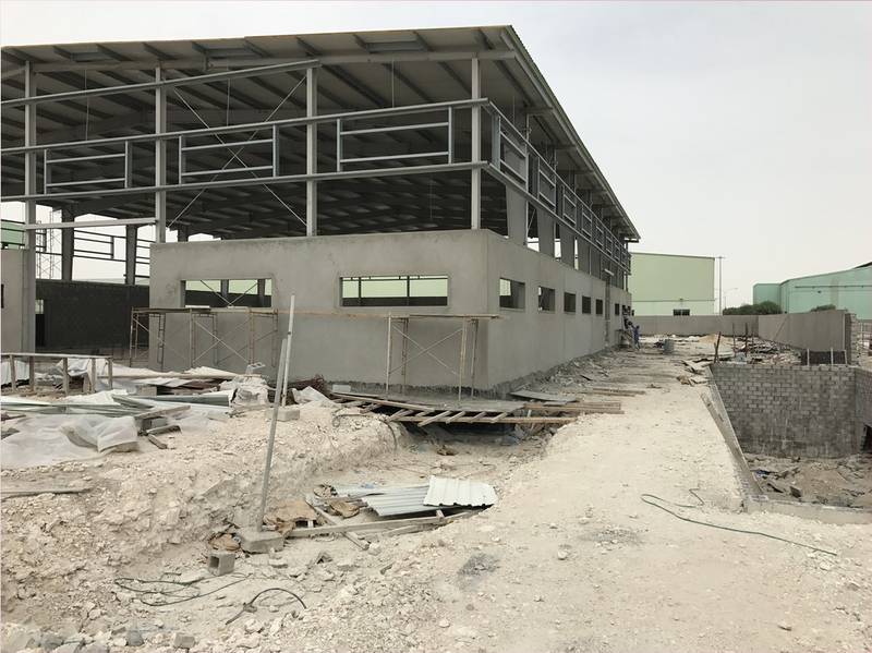 Factory under construction