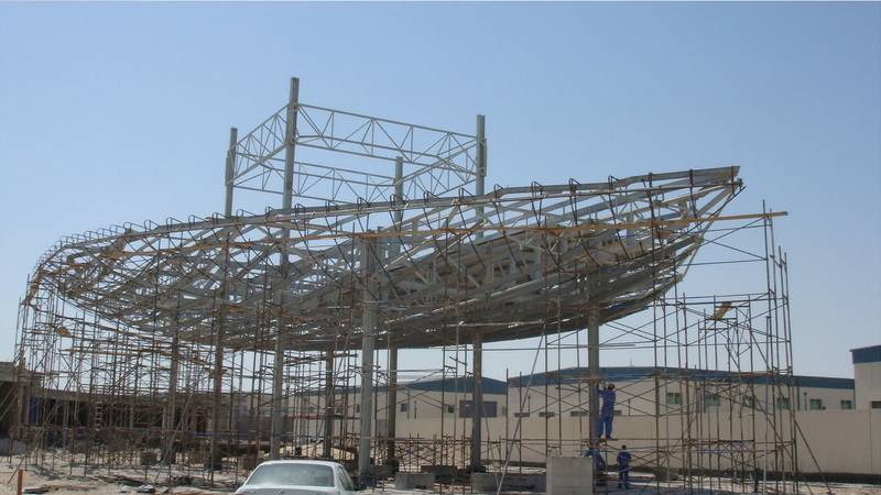 Petrol station works