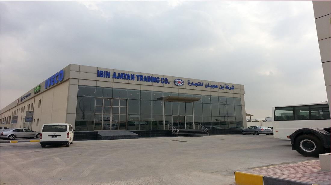 Truck showroom and workshop